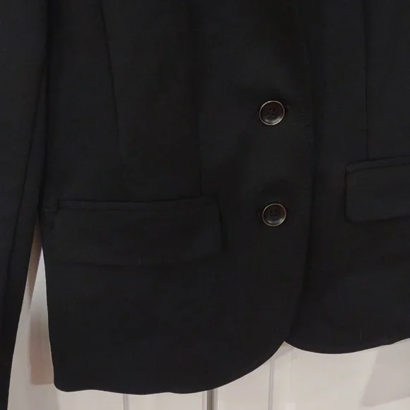 Ann Taylor Loft Small 2-button Blazer black VGC - Picture 5 of 13
